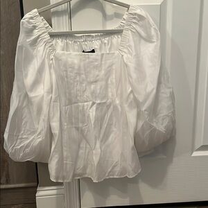 Banana republic bubble sleeve top